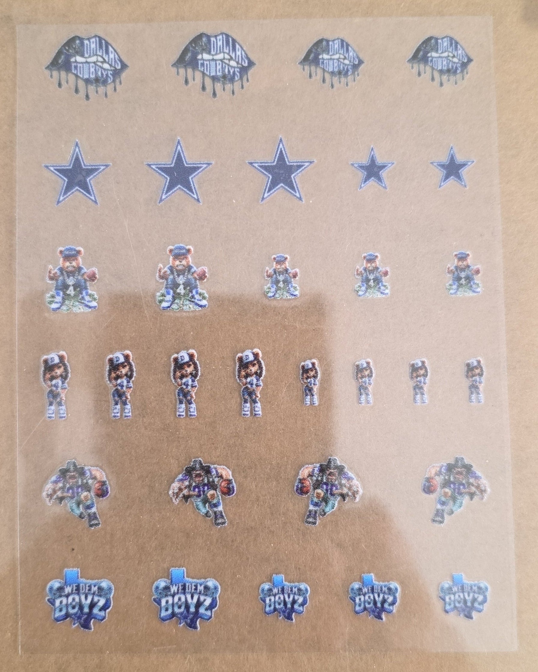 Cowboys Universal Livery for 1:64 scale diecast cars and trucks