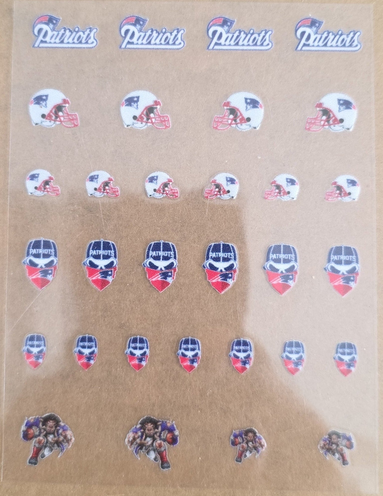 Patriots Universal Livery for 1:64 scale diecast cars and trucks