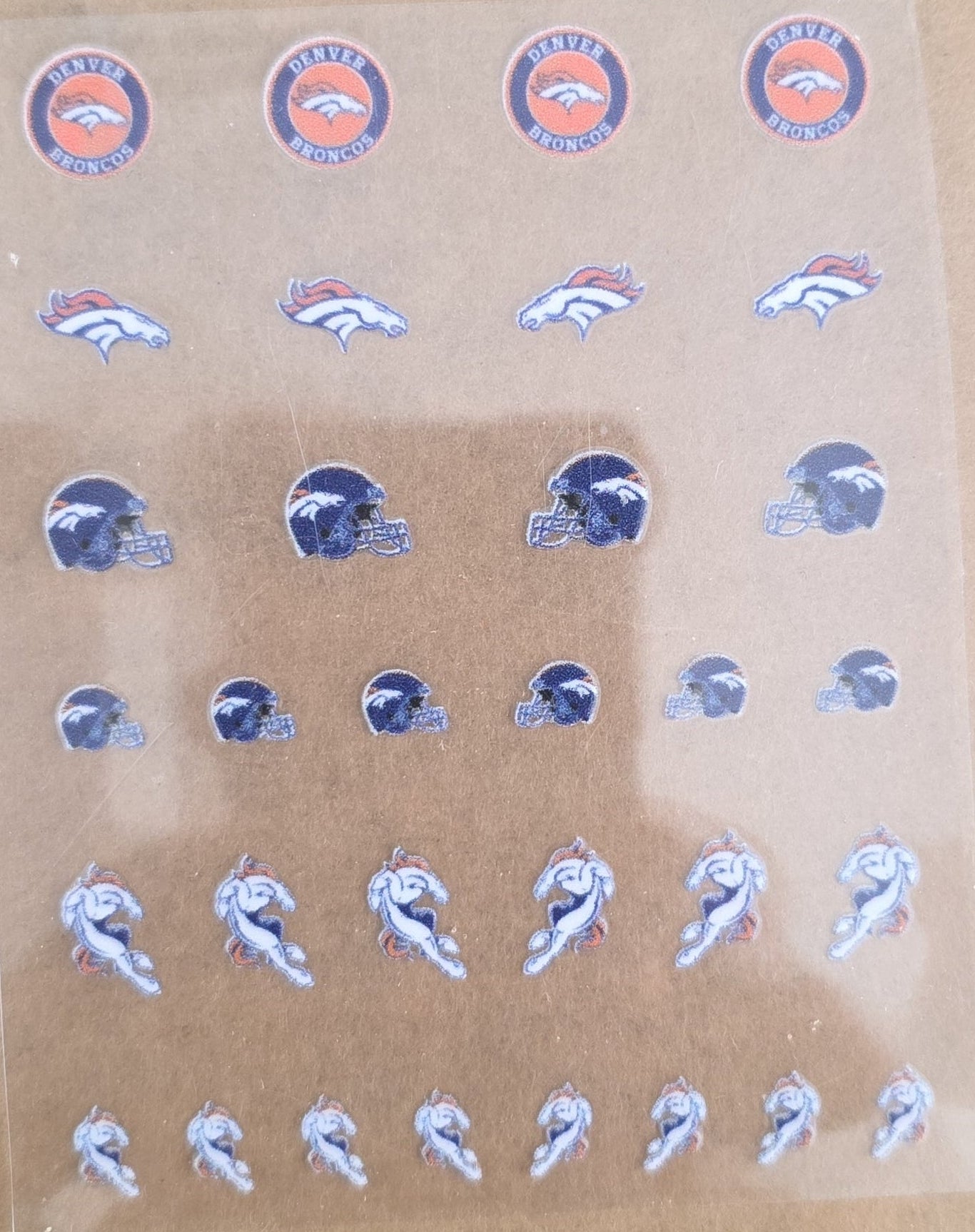 Broncos Universal Livery for 1:64 scale diecast cars and trucks