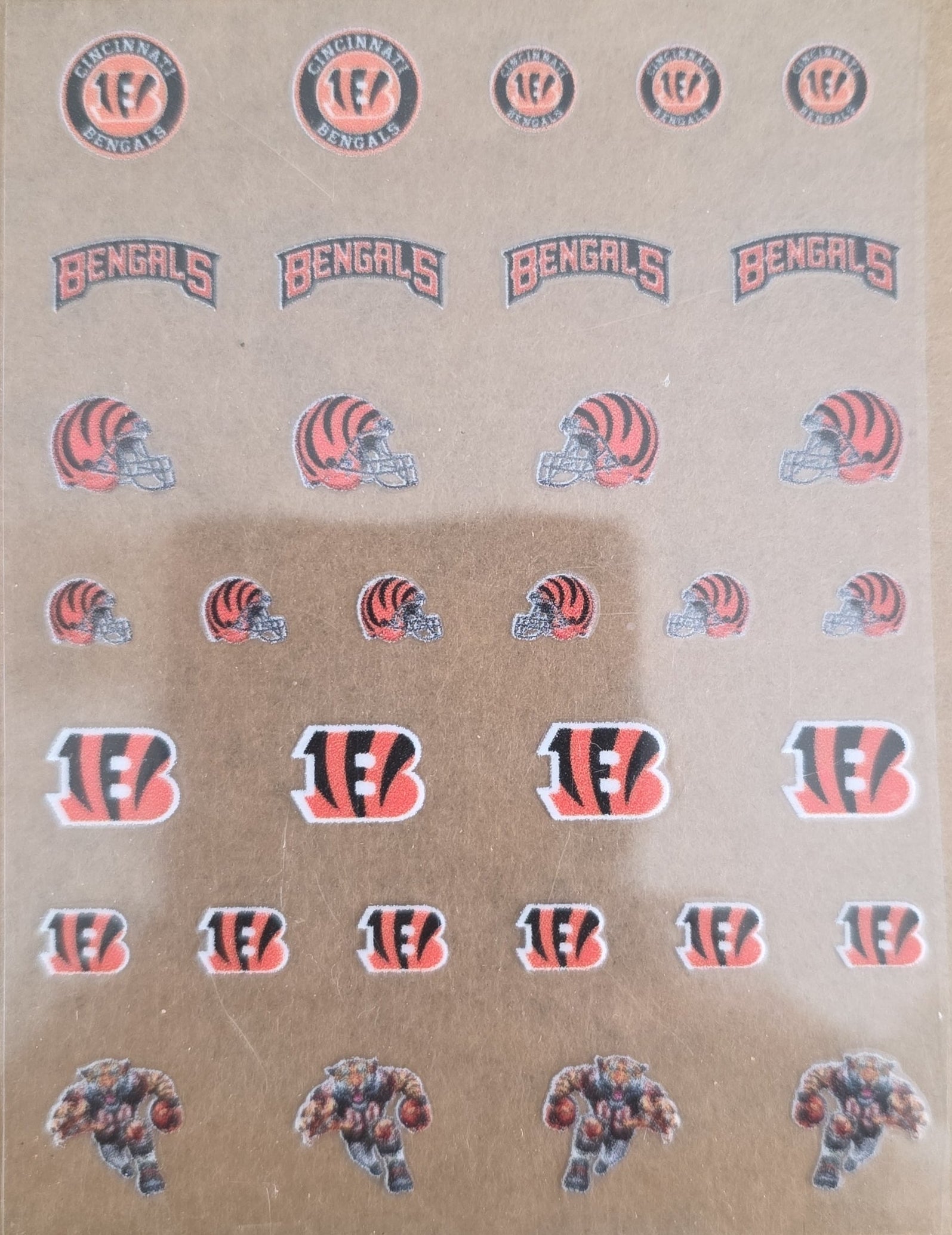 Bengals Universal Livery for 1:64 scale diecast cars and trucks