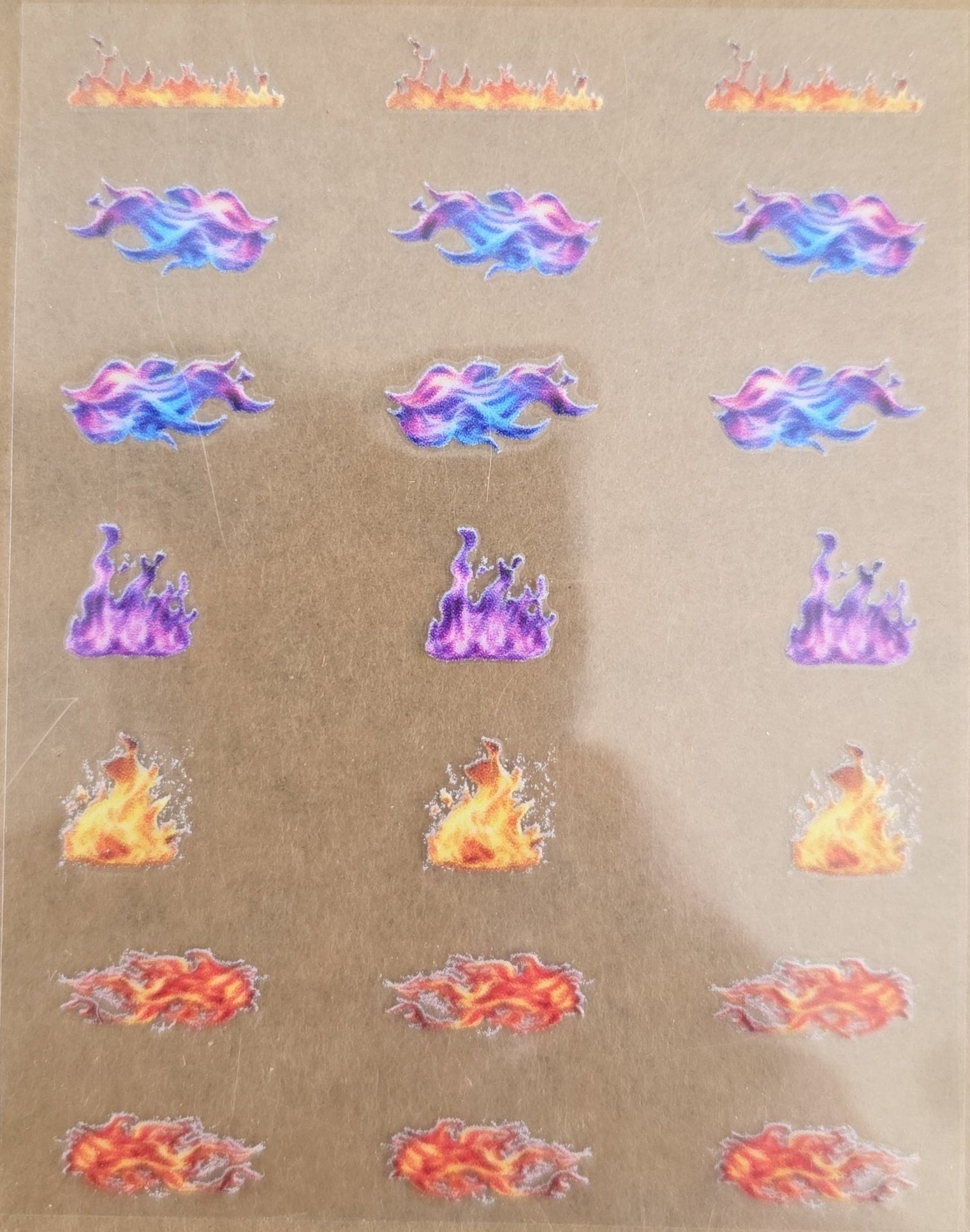 Flames 3 Universal Livery for 1:64 scale diecast cars and trucks