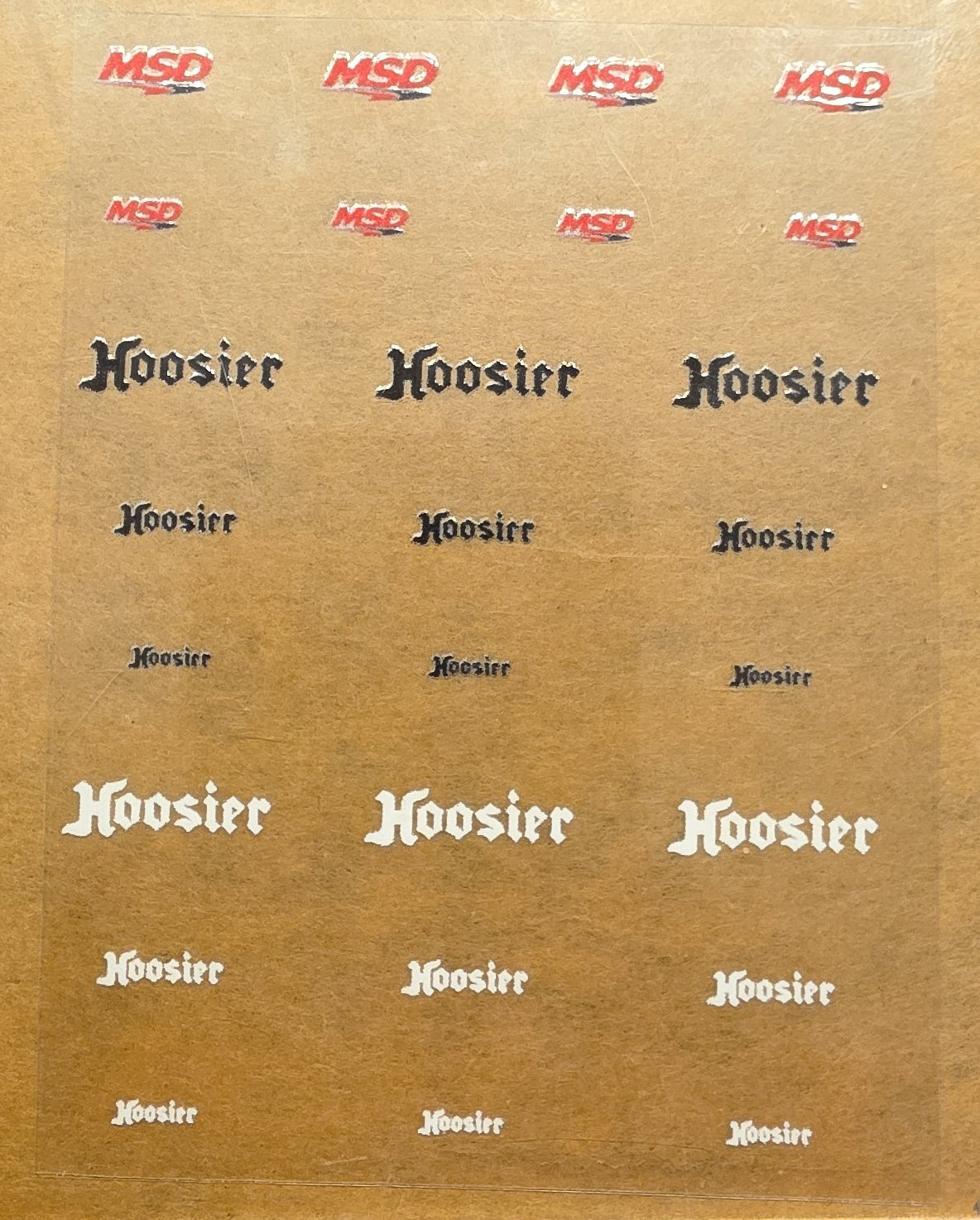 Hoosier/MSD Universal Livery for 1:64 scale diecast cars and trucks