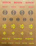 Momo/Bosch Universal Livery for 1:64 scale diecast cars and trucks