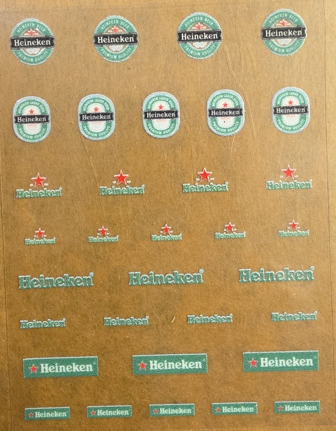 Heineken Universal Livery for 1:64 scale diecast cars and trucks