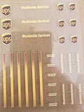 UPS Mail Truck Livery for 1:64 scale diecast cars and trucks