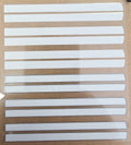 Racing Stripes White Universal Livery for 1:64 scale diecast cars and trucks