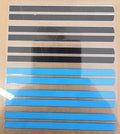 Racing Stripes Blk/Blu Universal Livery for 1:64 scale diecast cars and trucks