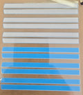Racing Stripes WHT/BLU Universal Livery for 1:64 scale diecast cars and trucks