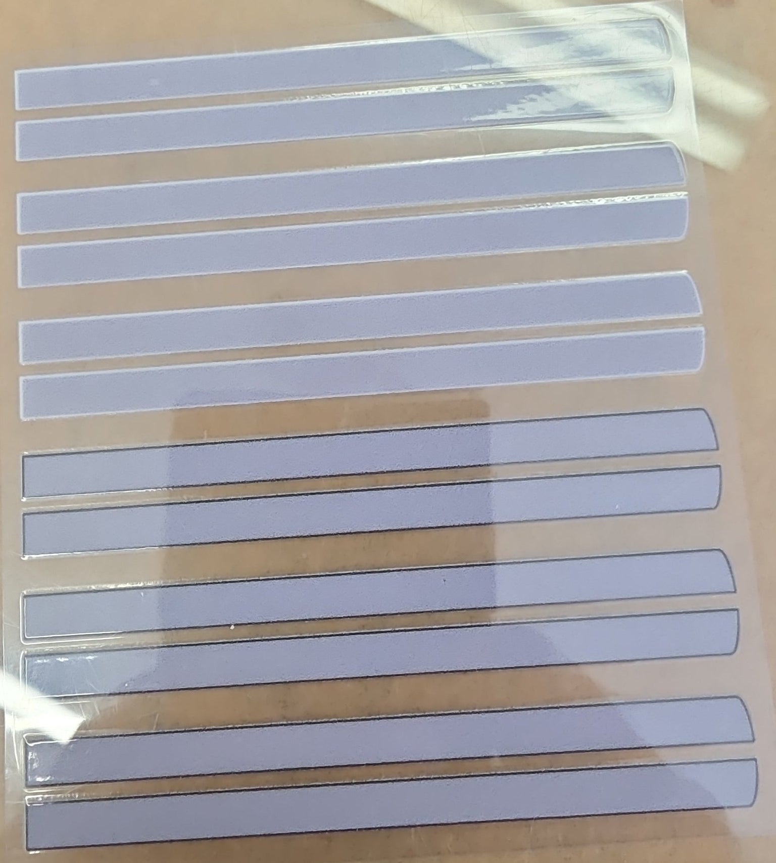 Racing Stripes Grey Universal Livery for 1:64 scale diecast cars and trucks