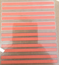 Racing Stripes Orange Universal Livery for 1:64 scale diecast cars and trucks