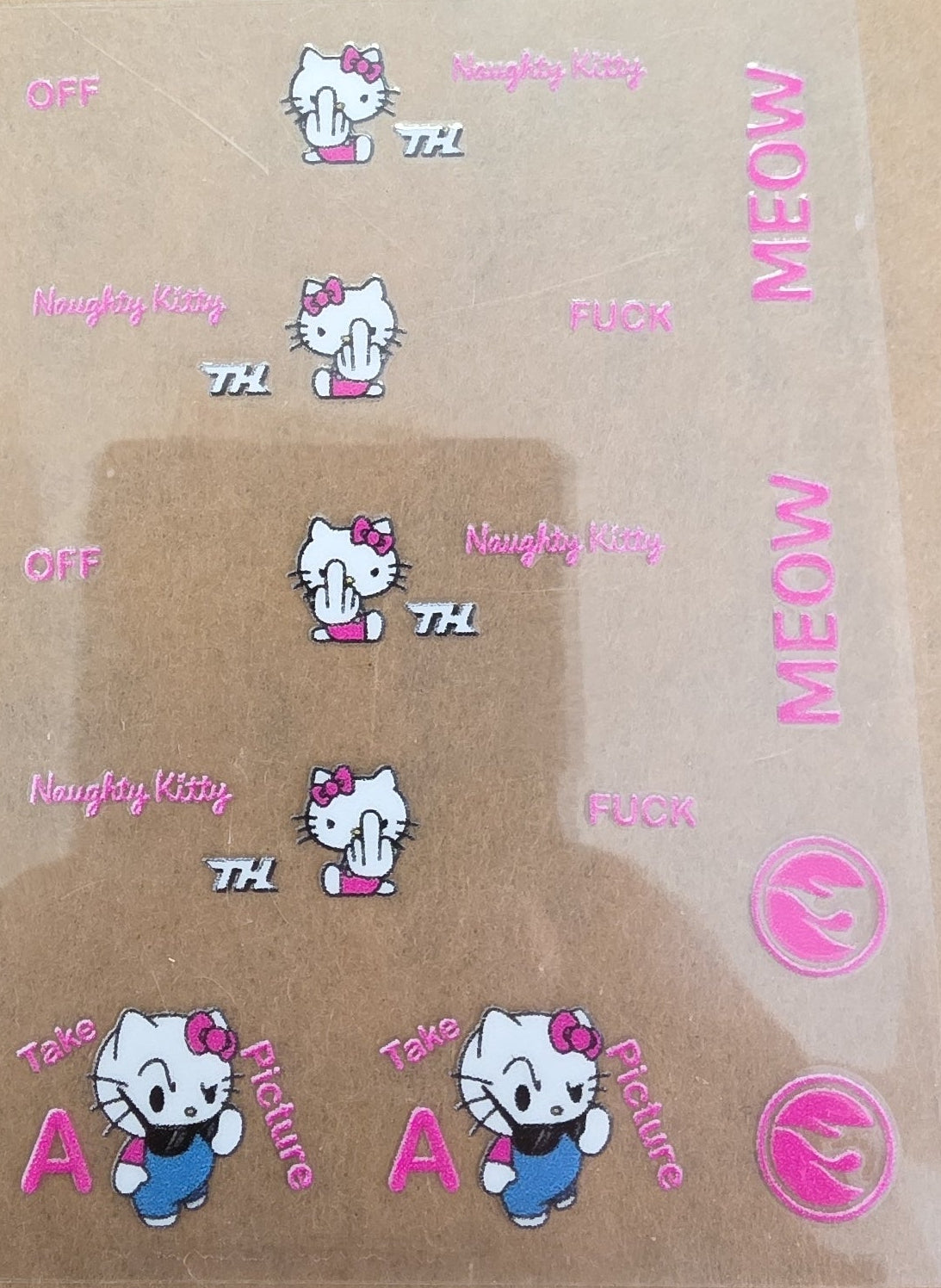 Naughty Kitty 83 Silverado Livery for 1:64 scale diecast cars and trucks