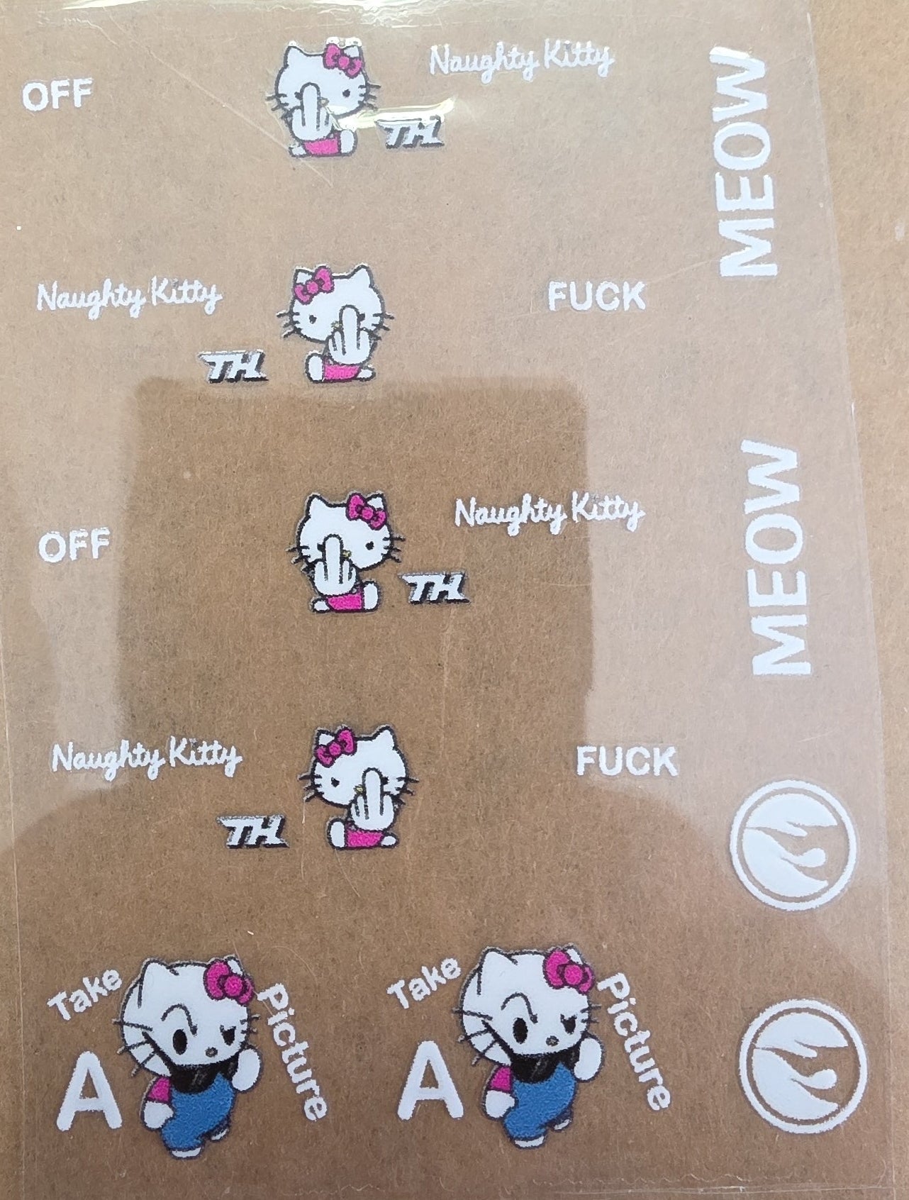 Naughty Kitty 83 Silverado Livery for 1:64 scale diecast cars and trucks