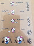 Naughty Kitty 83 Silverado Livery for 1:64 scale diecast cars and trucks
