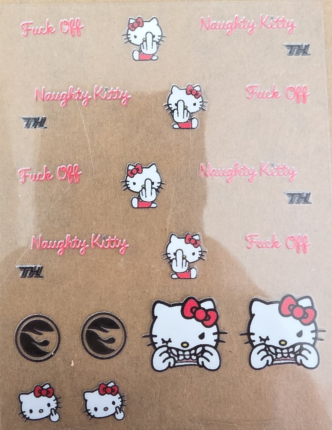 Naughty Kitty 83 Silverado Livery for 1:64 scale diecast cars and trucks