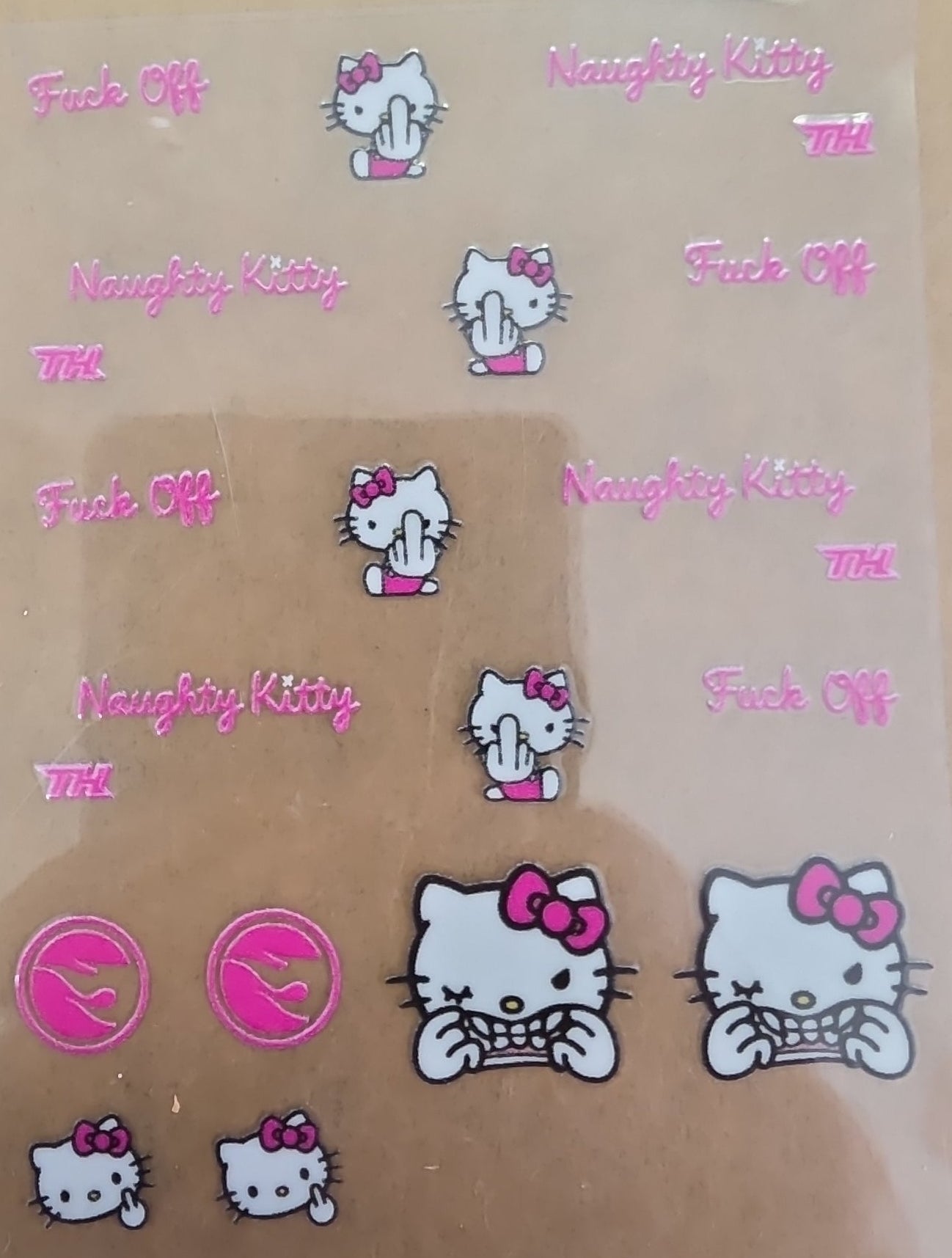Naughty Kitty 83 Silverado Livery for 1:64 scale diecast cars and trucks