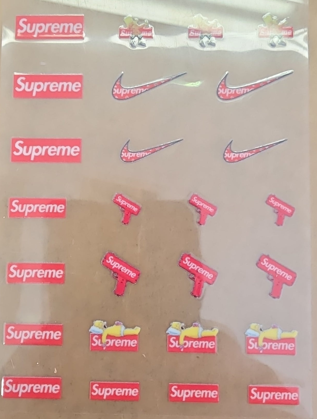 Supreme Red Universal Livery for 1:64 scale diecast cars and trucks