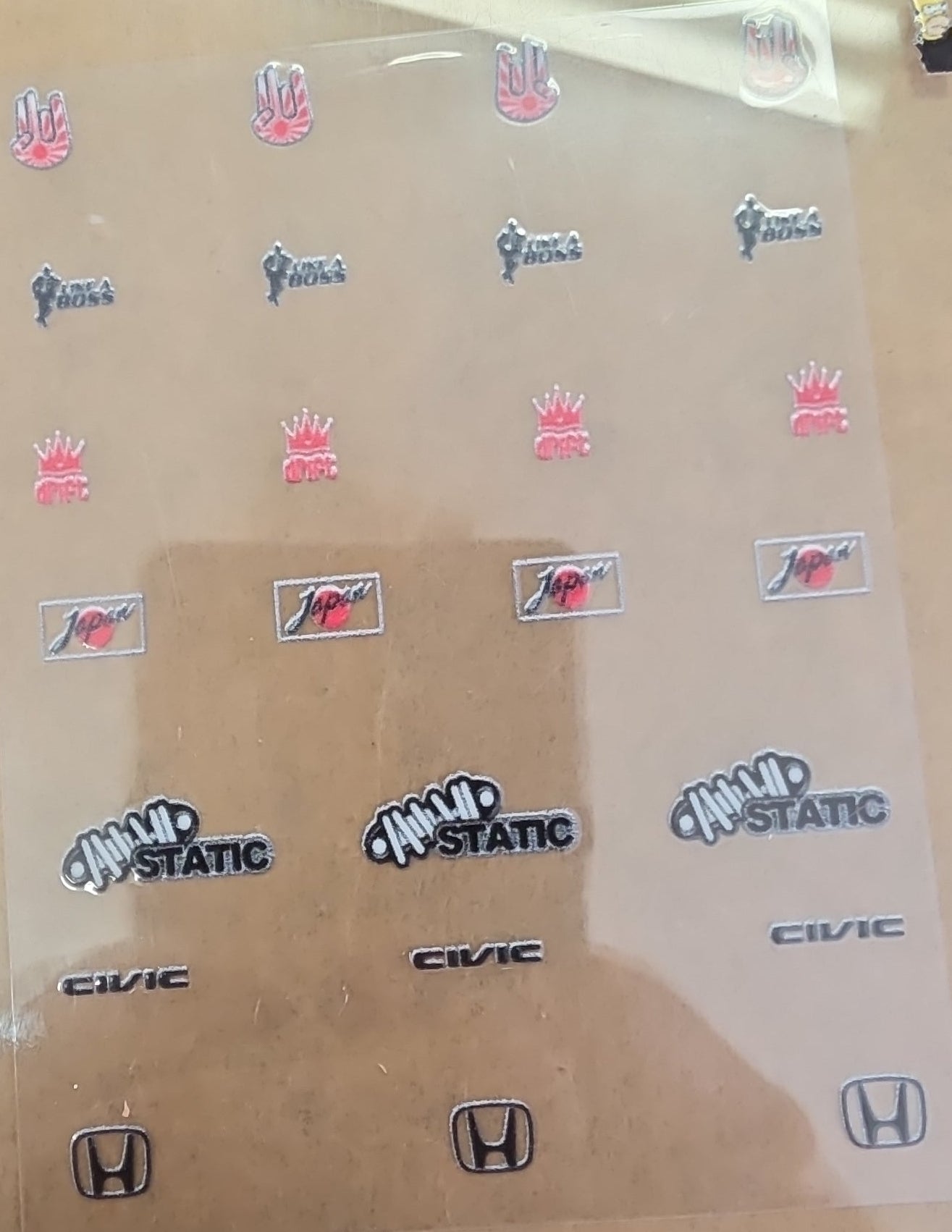 JDM Universal Livery for 1:64 scale diecast cars and trucks