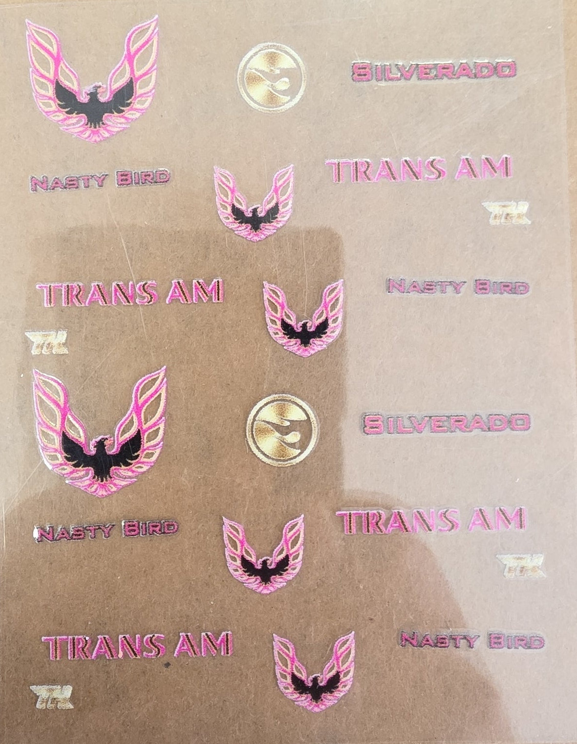 TransAM Red 83 Silverado Livery for 1:64 scale diecast cars and trucks