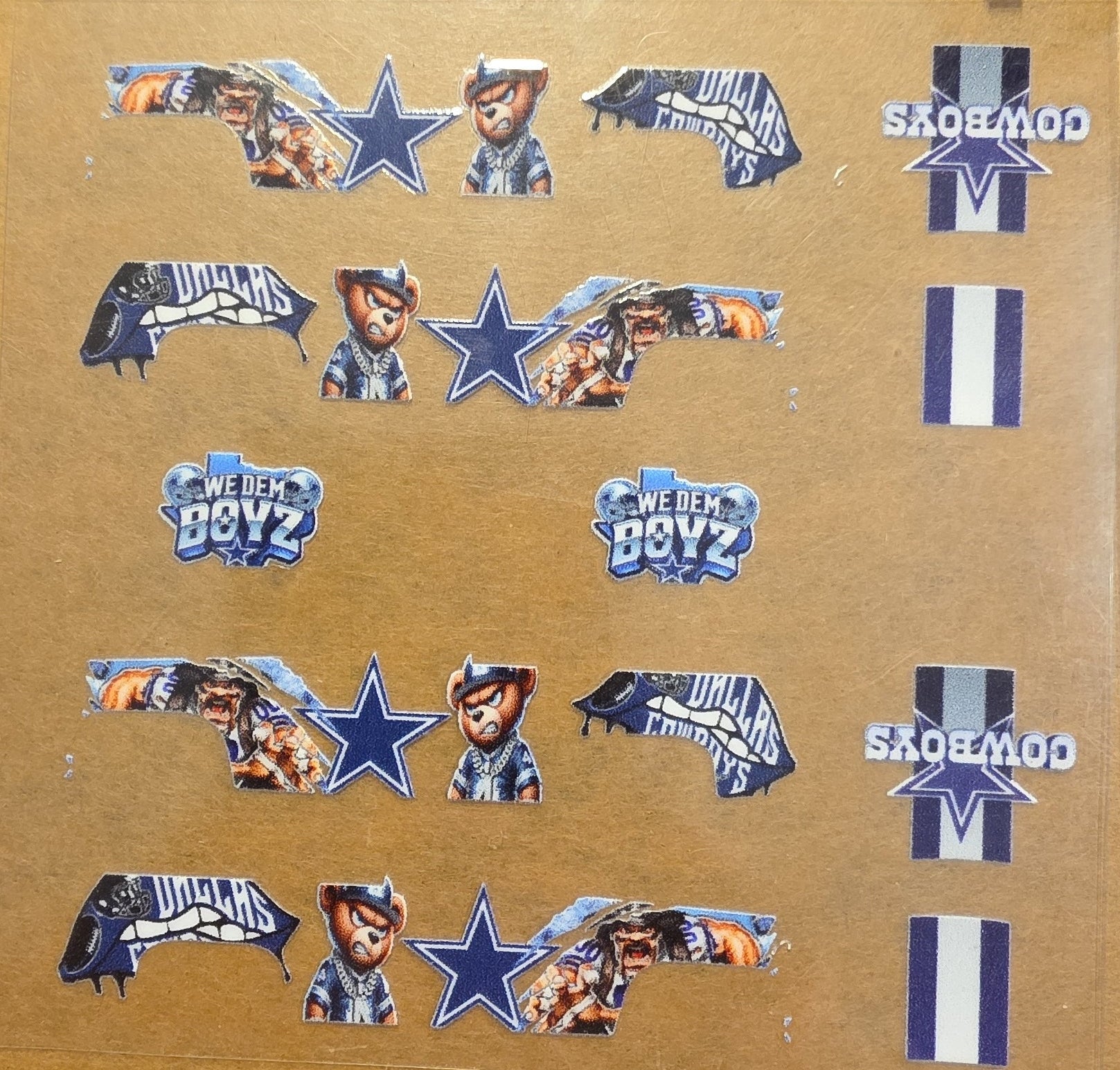 Cowboys 83 Silverado Livery for 1:64 scale diecast cars and trucks