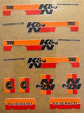 K&N Black 83 Silverado Livery for 1:64 scale diecast cars and trucks