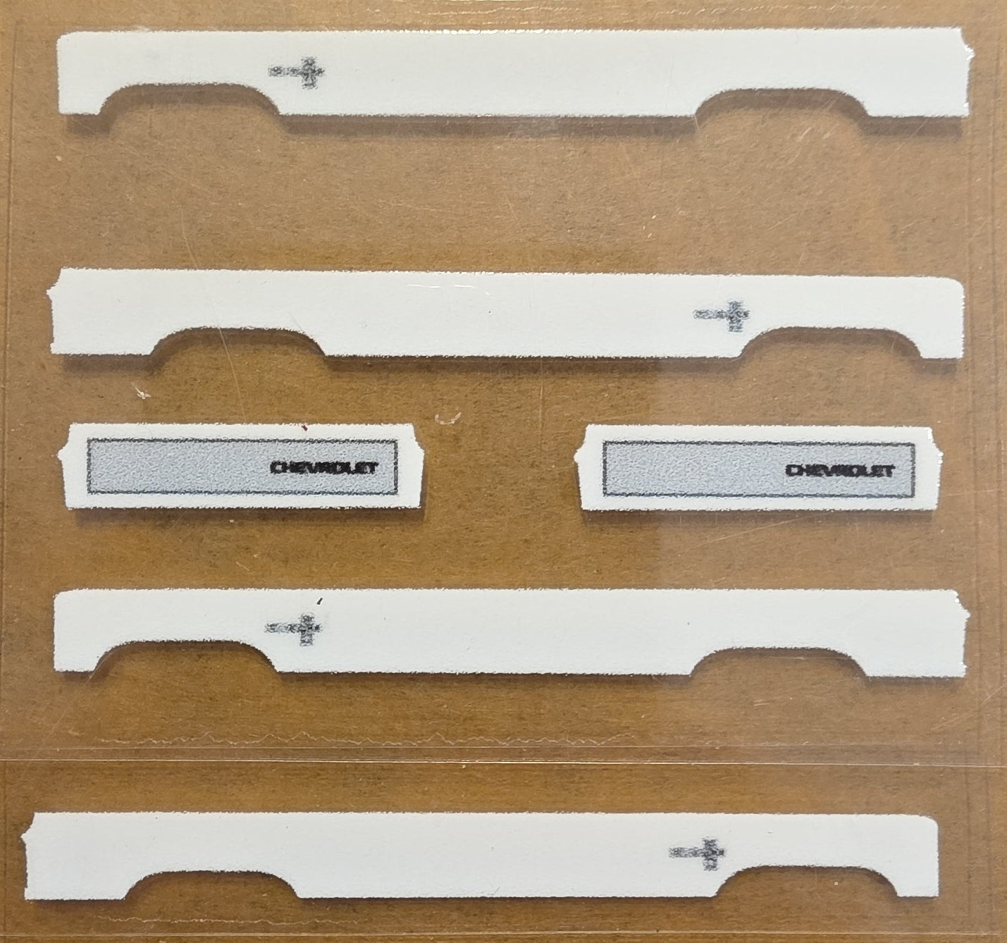 Classic White Stripe 83 Silverado Livery for 1:64 scale diecast cars and trucks
