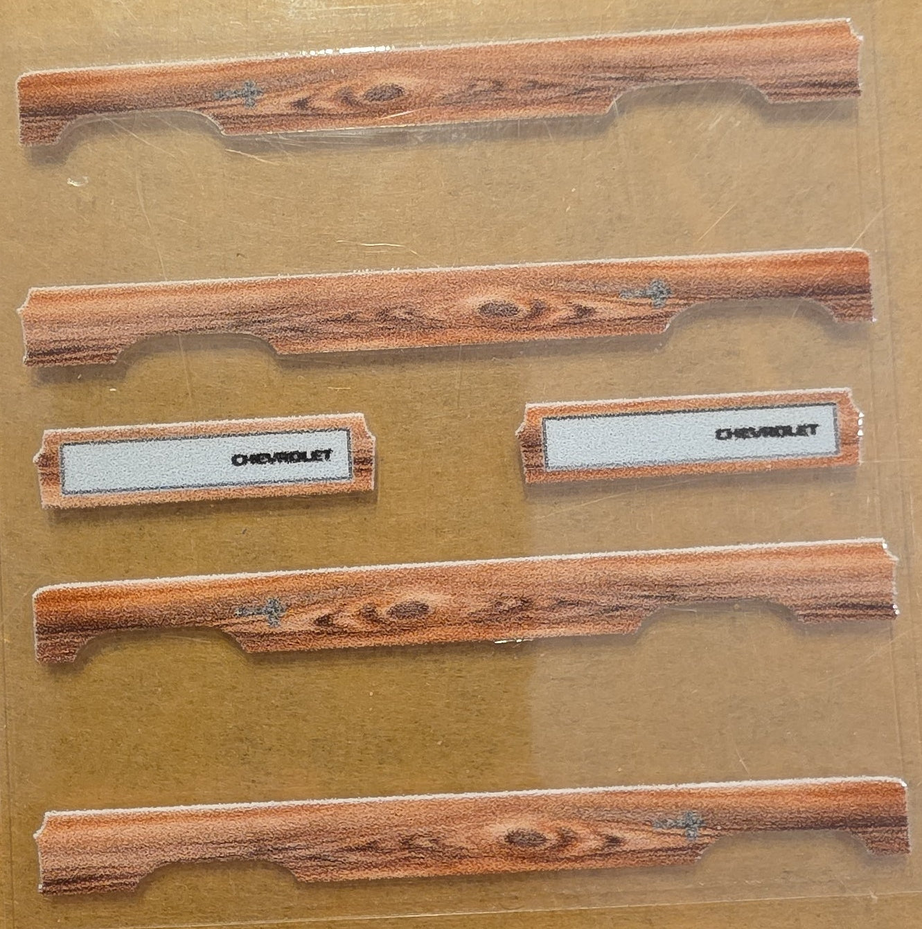 Classic Wood Grain Stripe 83 Silverado Livery for 1:64 scale diecast cars and trucks