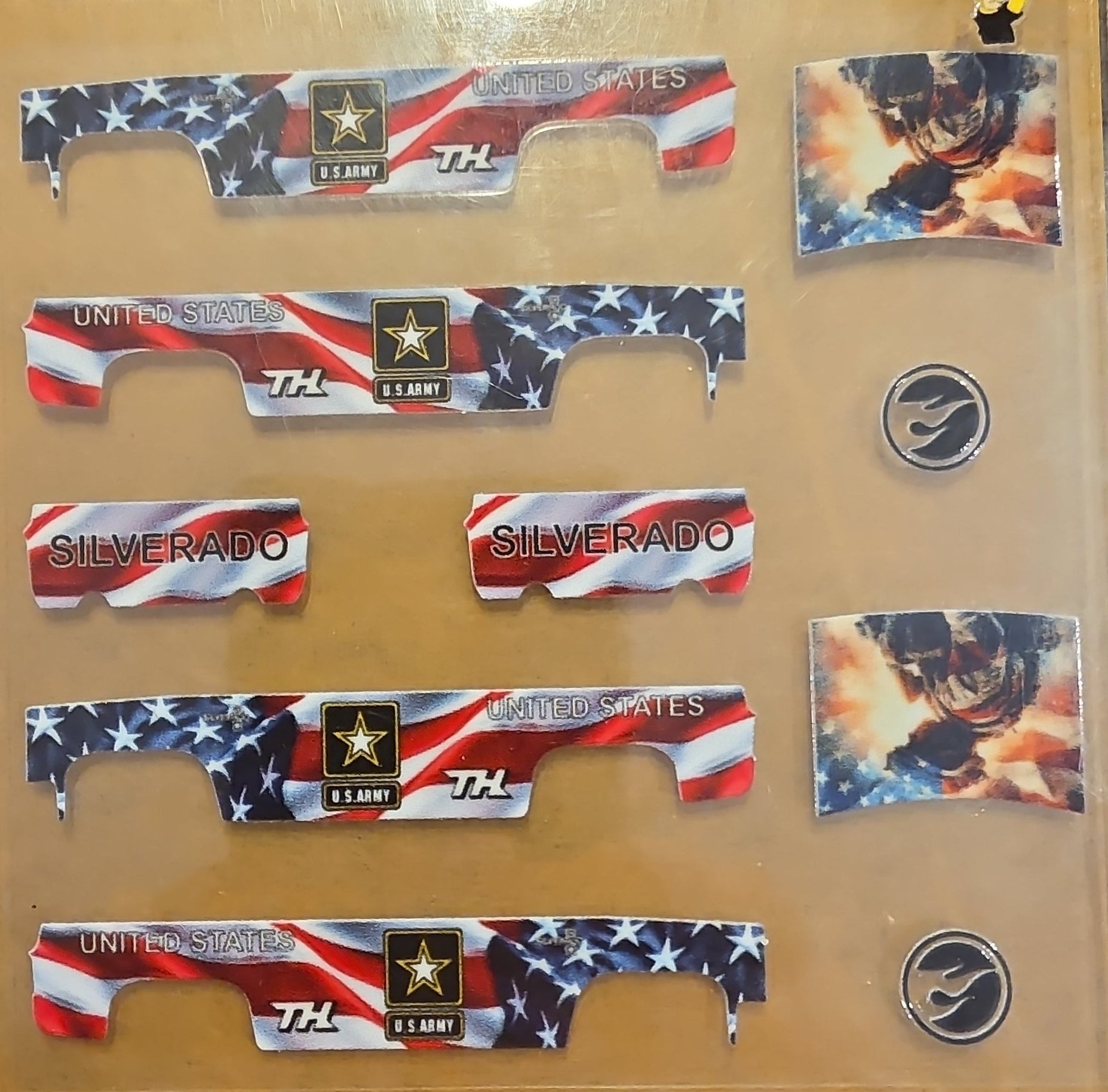 Military Army Wrap 83 Silverado Livery for 1:64 scale diecast cars and trucks