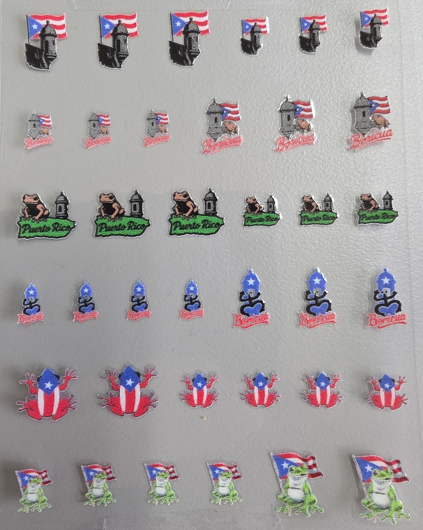 Puerto Rico Universal Livery for 1:64 scale diecast cars and trucks