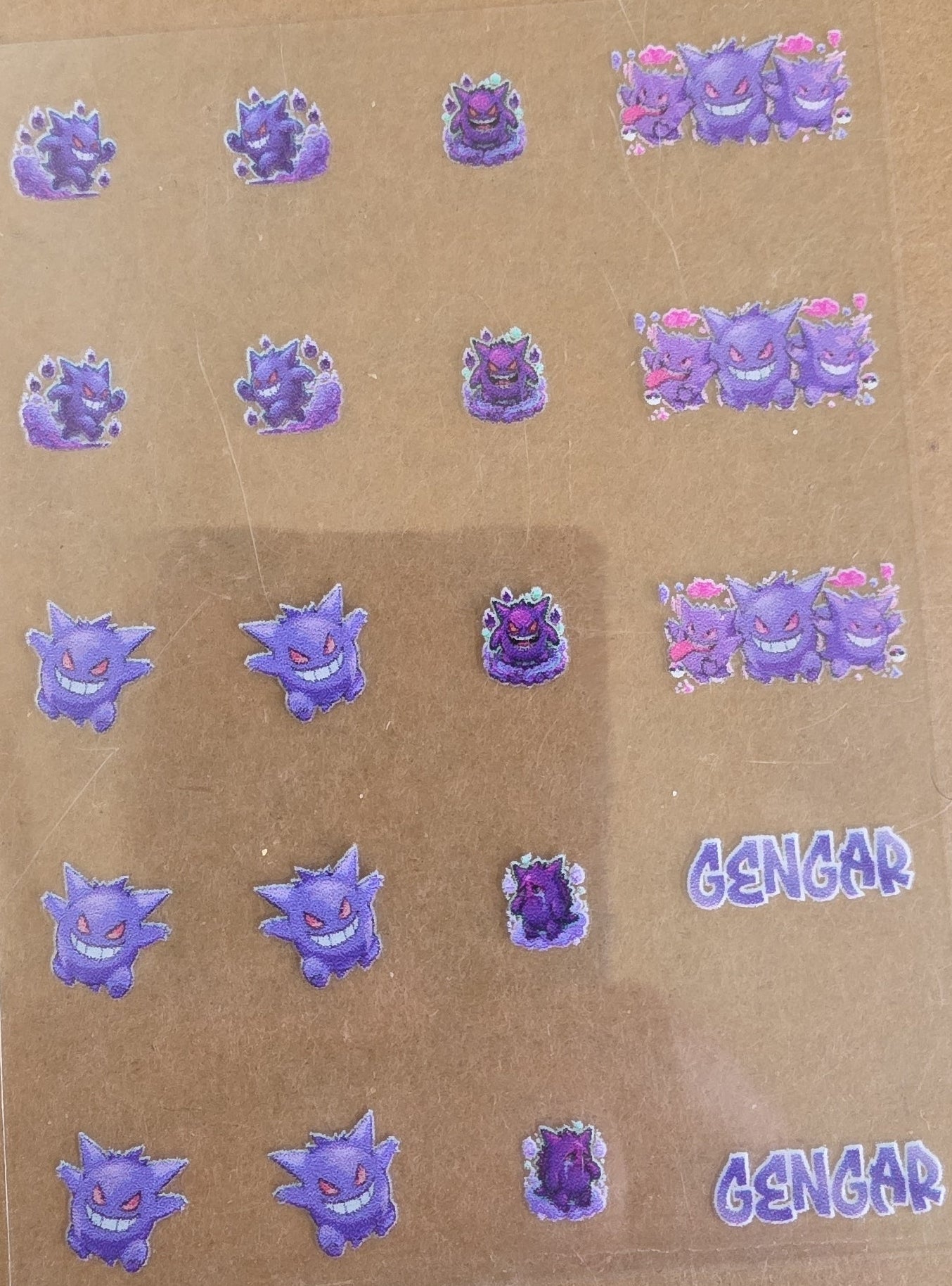 Pokemon Gengar Universal Livery for 1:64 scale diecast cars and trucks