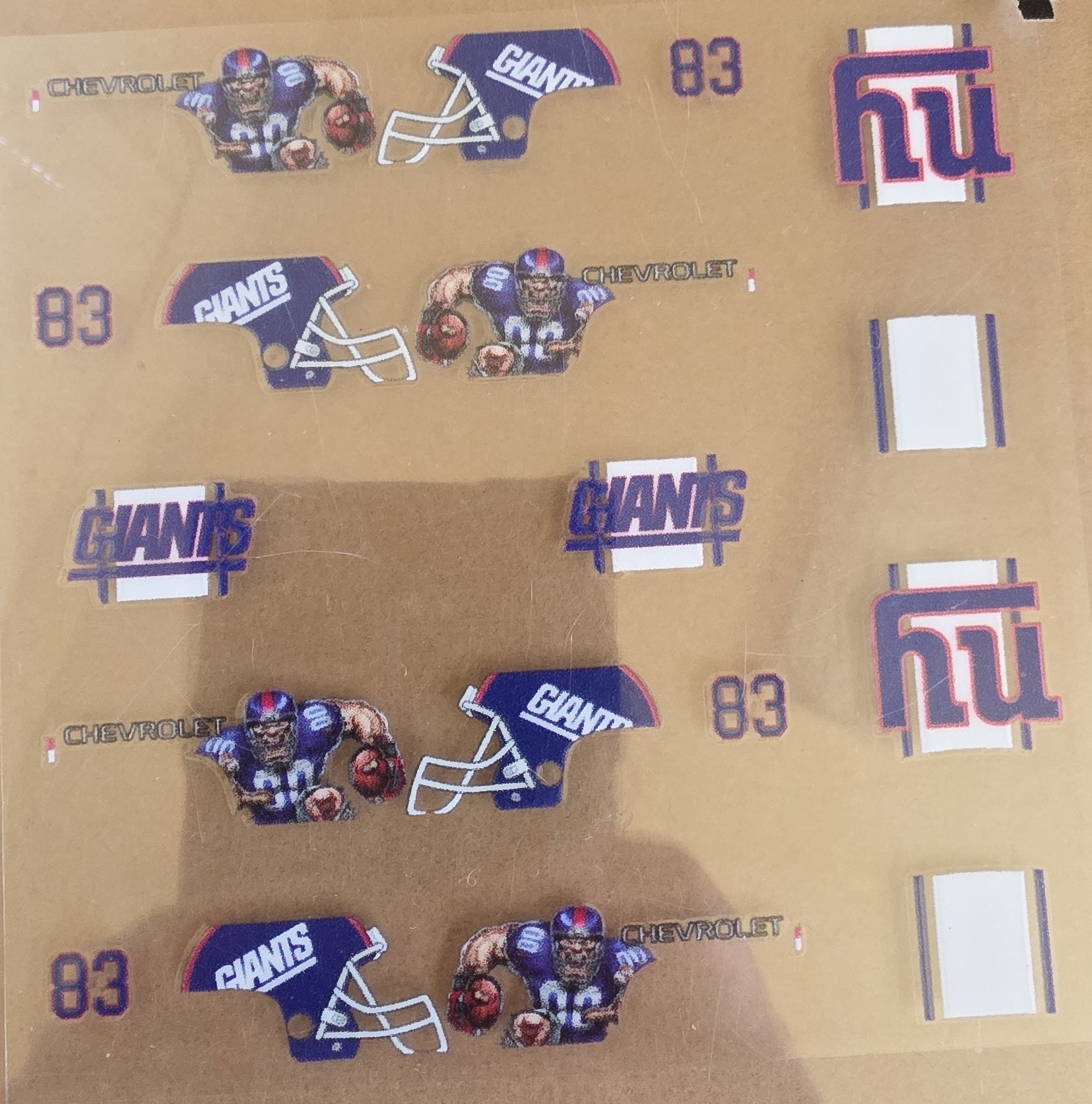 Giants 83 Silverado Livery for 1:64 scale diecast cars and trucks