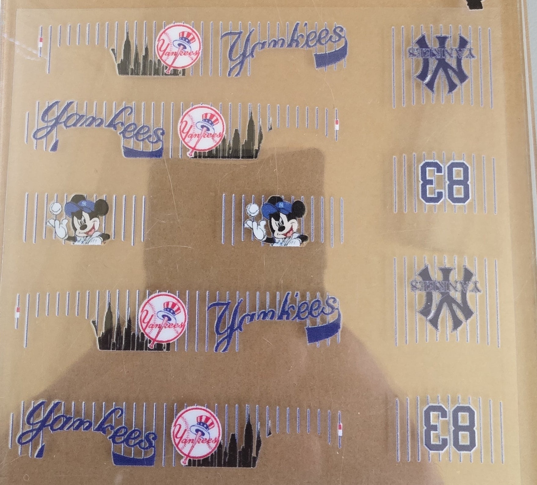 Yankees 83 Silverado Livery for 1:64 scale diecast cars and trucks