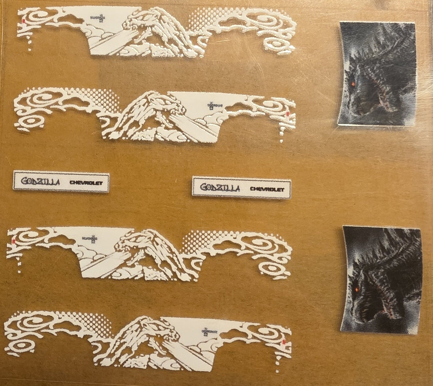 Godzilla 83 Silverado Livery for 1:64 scale diecast cars and trucks