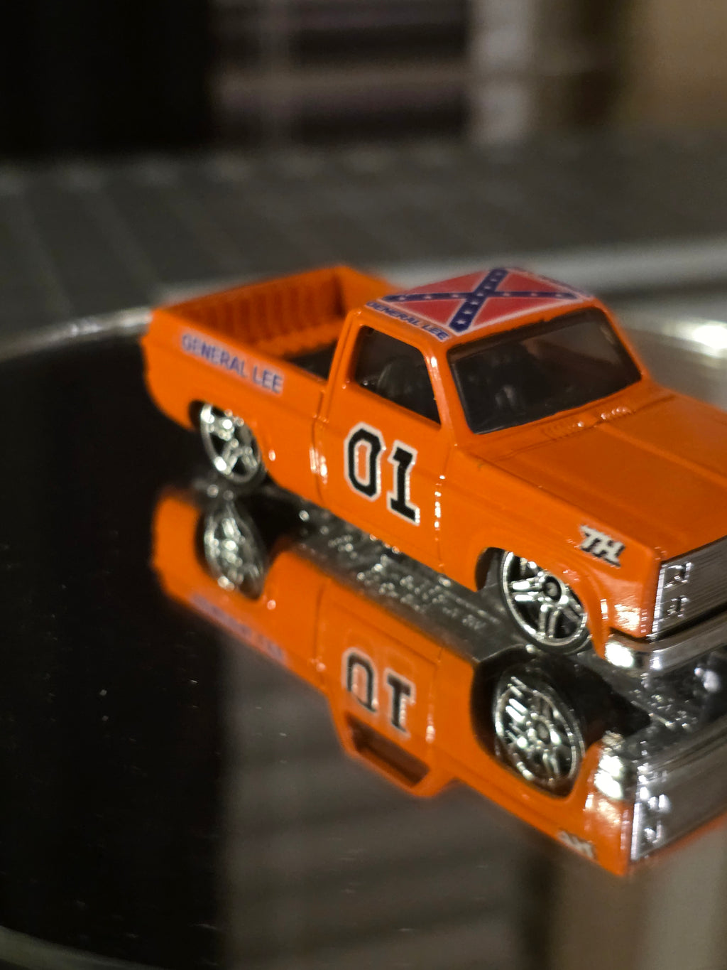 General Lee 83 Silverado Livery for 1:64 scale diecast cars and trucks