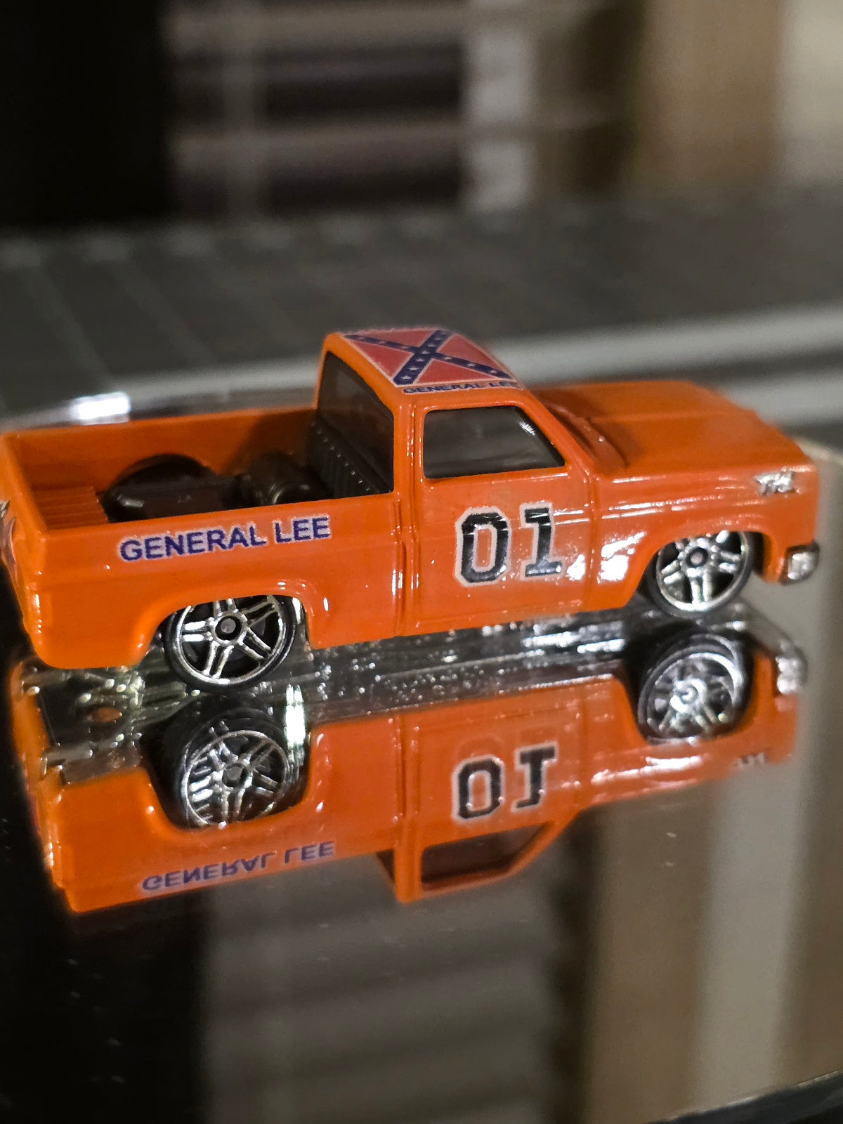 General Lee 83 Silverado Livery for 1:64 scale diecast cars and trucks