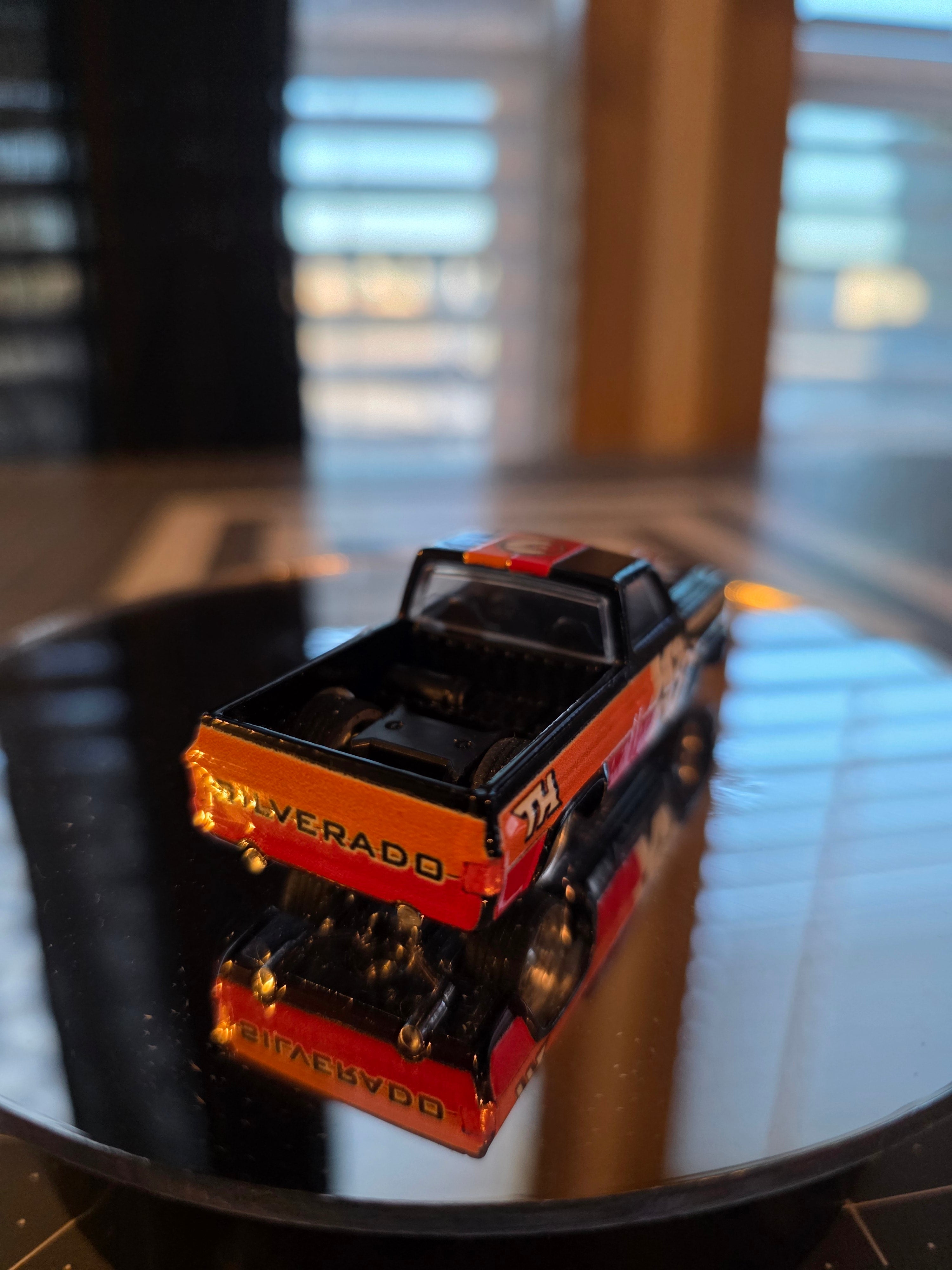 K&N White 83 Silverado Livery for 1:64 scale diecast cars and trucks