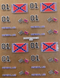 General Lee 83 Silverado Livery for 1:64 scale diecast cars and trucks