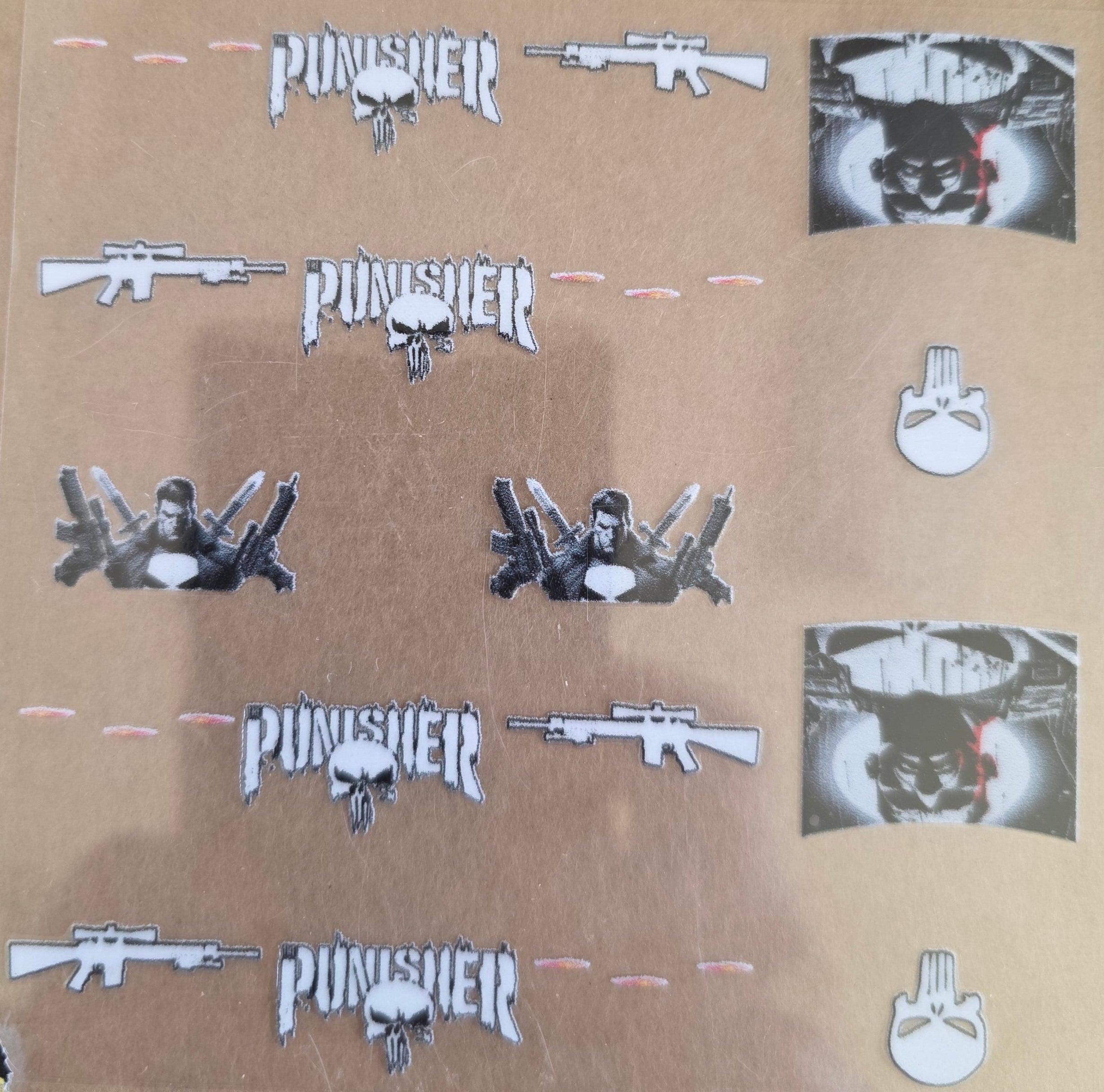 Punisher 83 Silverado Livery for 1:64 scale diecast cars and trucks