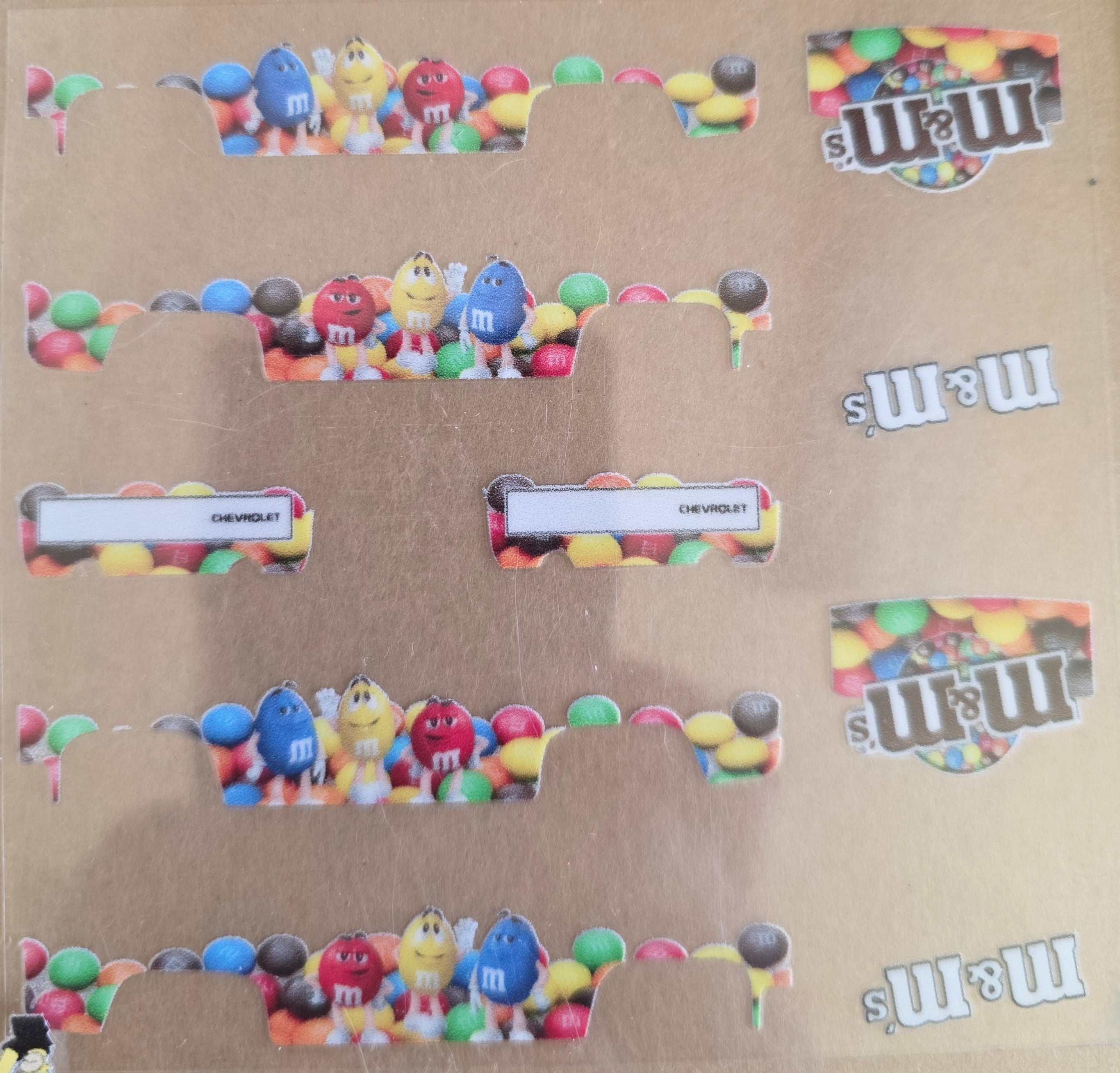 M&M 83 Silverado Livery for 1:64 scale diecast cars and trucks