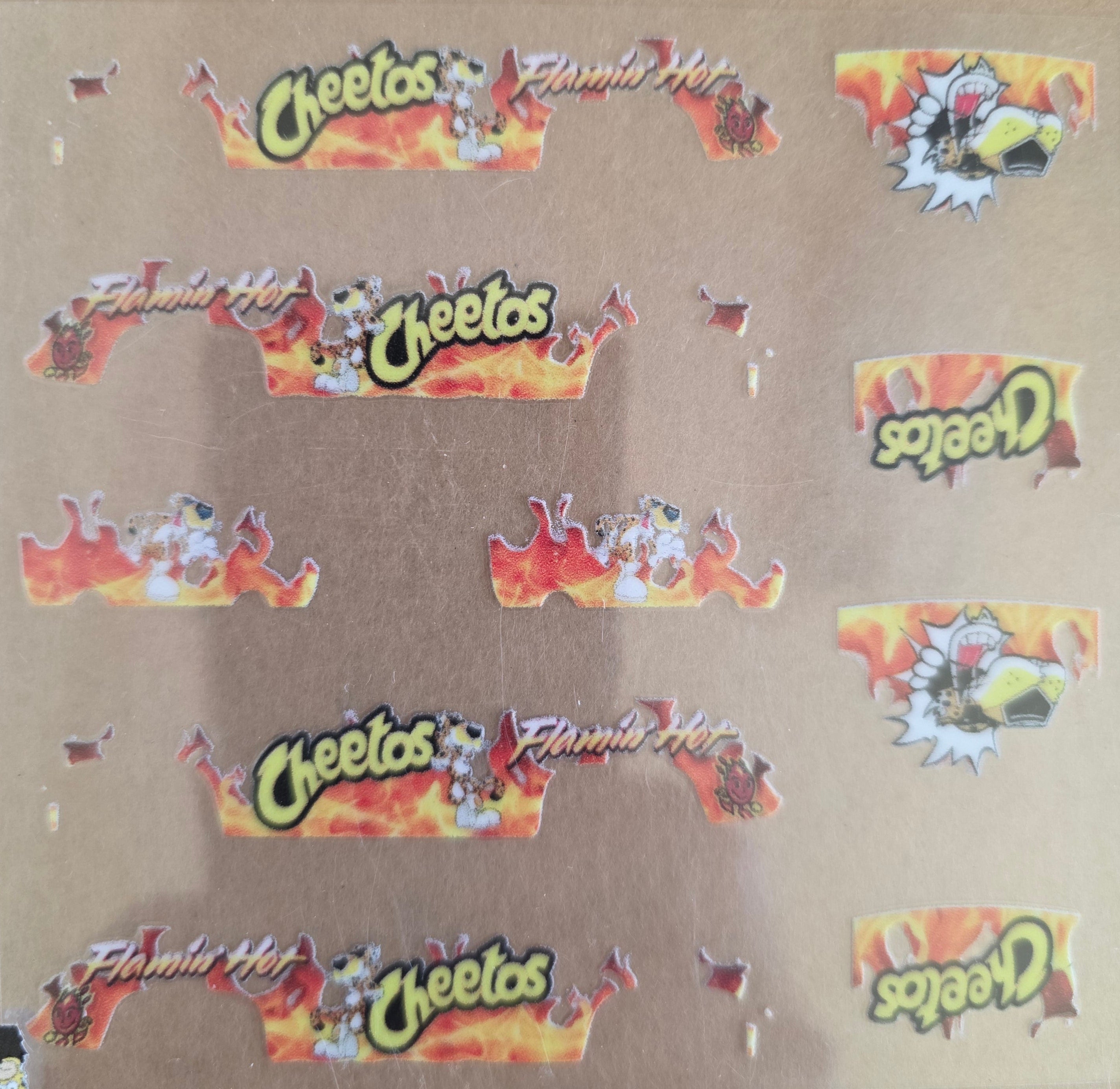 Cheetos 83 Silverado Livery for 1:64 scale diecast cars and trucks