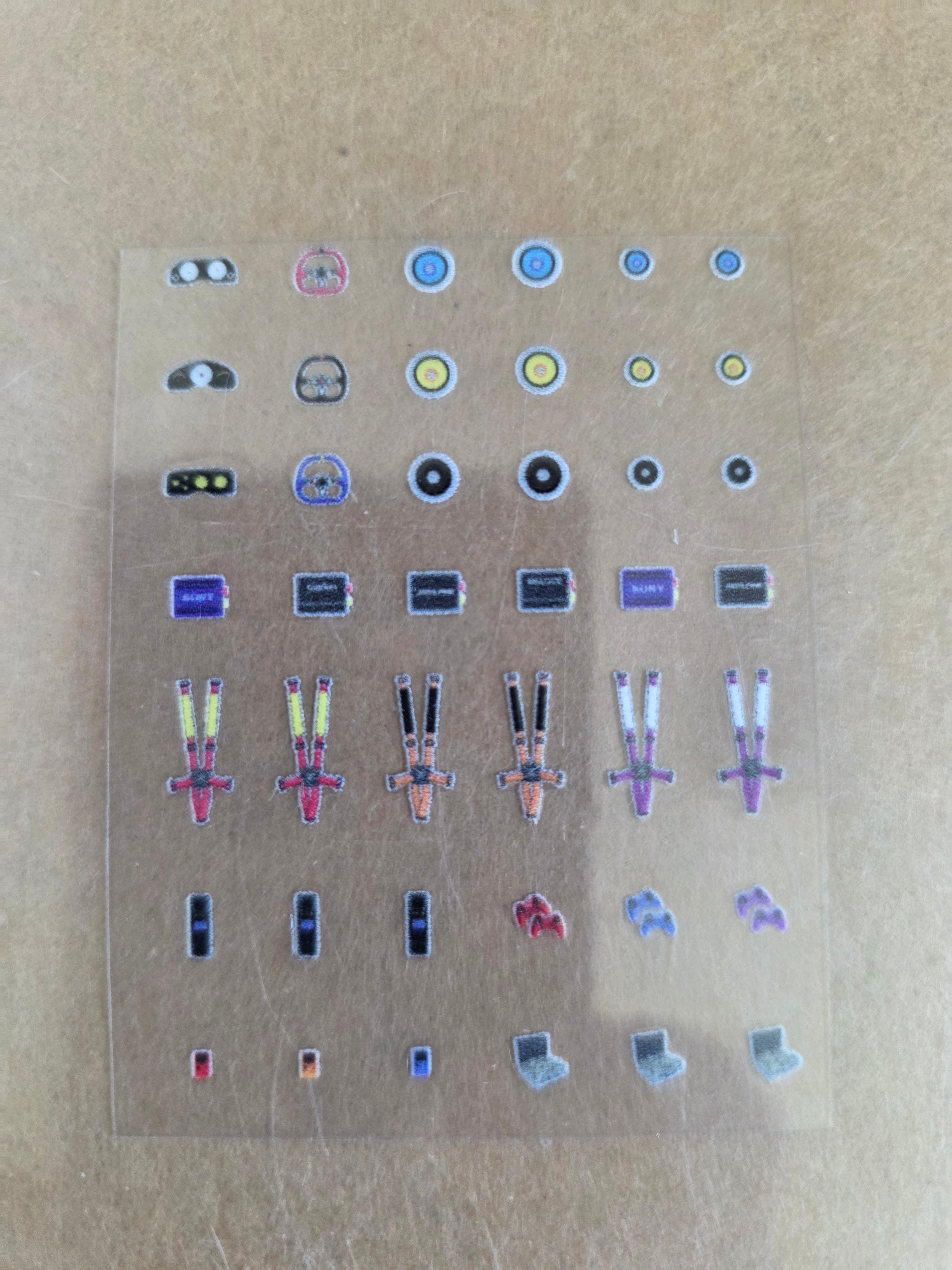 Interior Decal Livery for 1:64 scale diecast cars and trucks