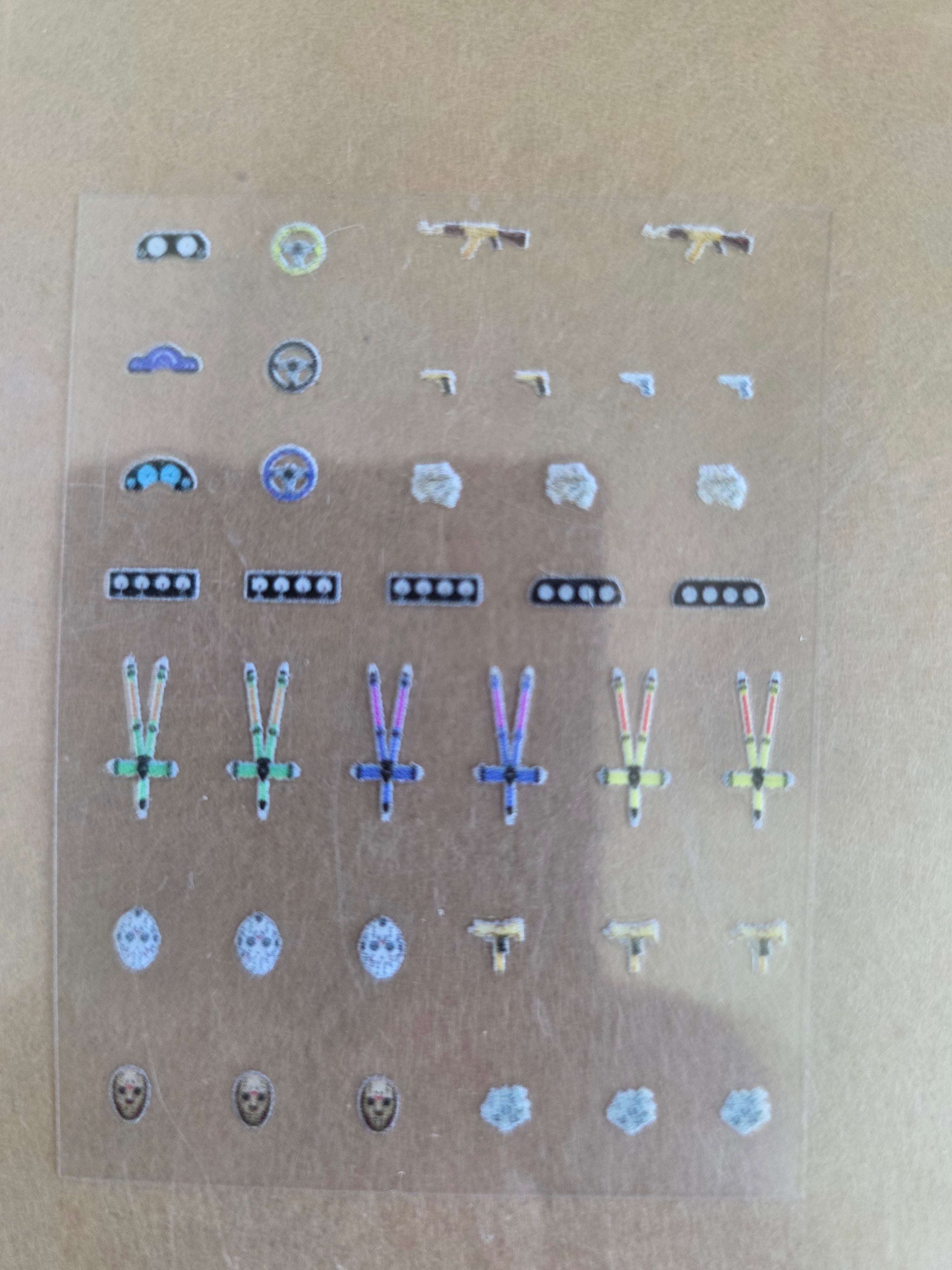 Interior Decal 3 Livery for 1:64 scale diecast cars and trucks
