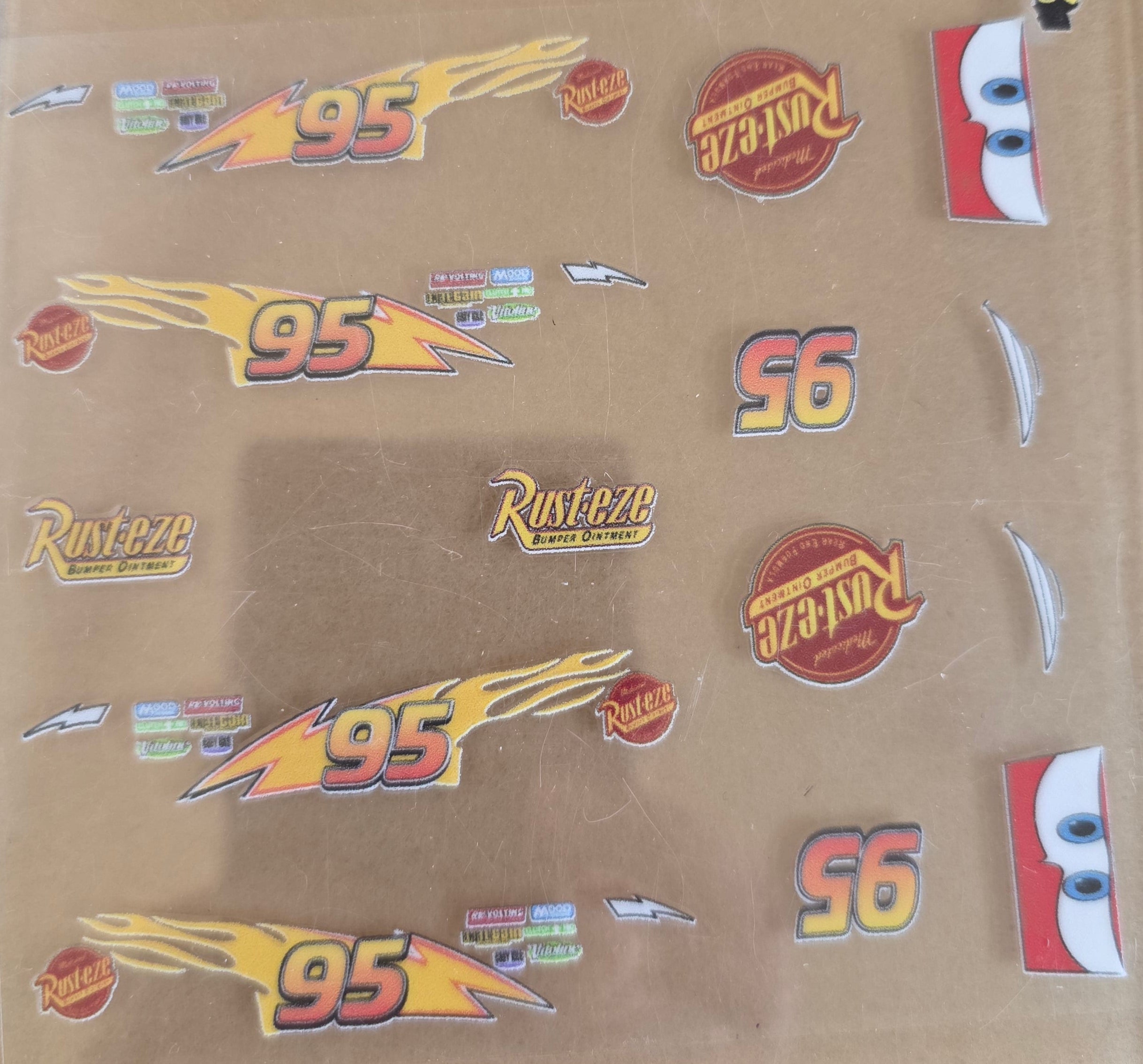 Lightning McQueen Silverado Livery for 1:64 scale diecast cars and trucks