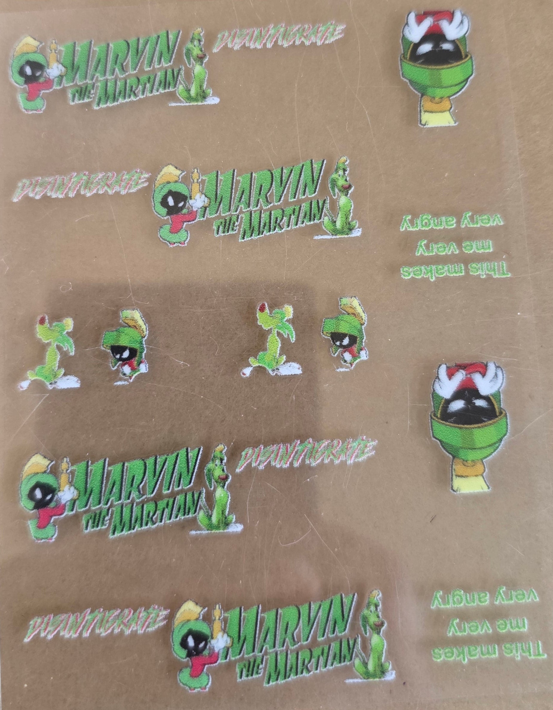 Marvin The Martian Silverado Livery for 1:64 scale diecast cars and trucks