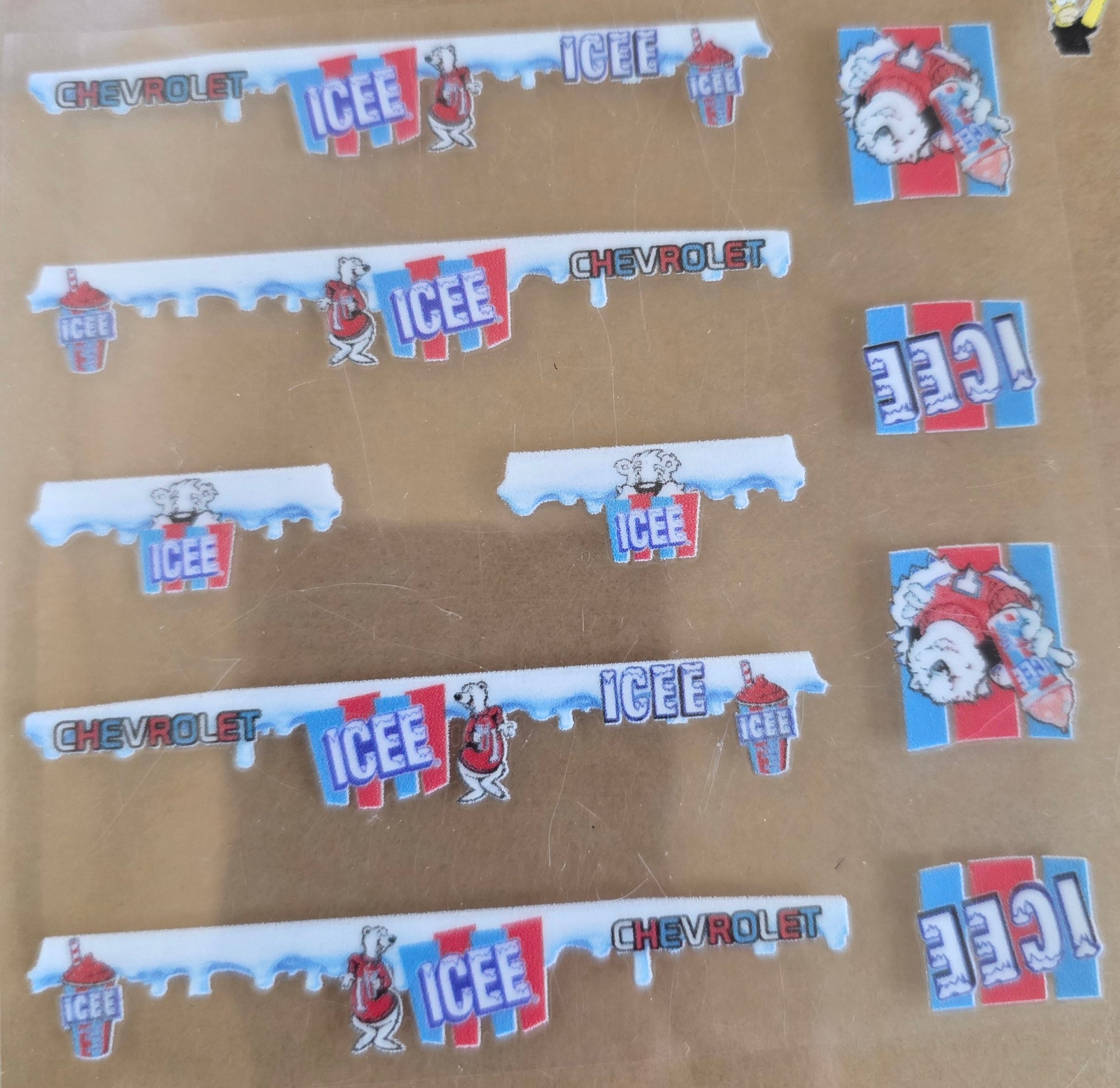 Icee Silverado Livery for 1:64 scale diecast cars and trucks