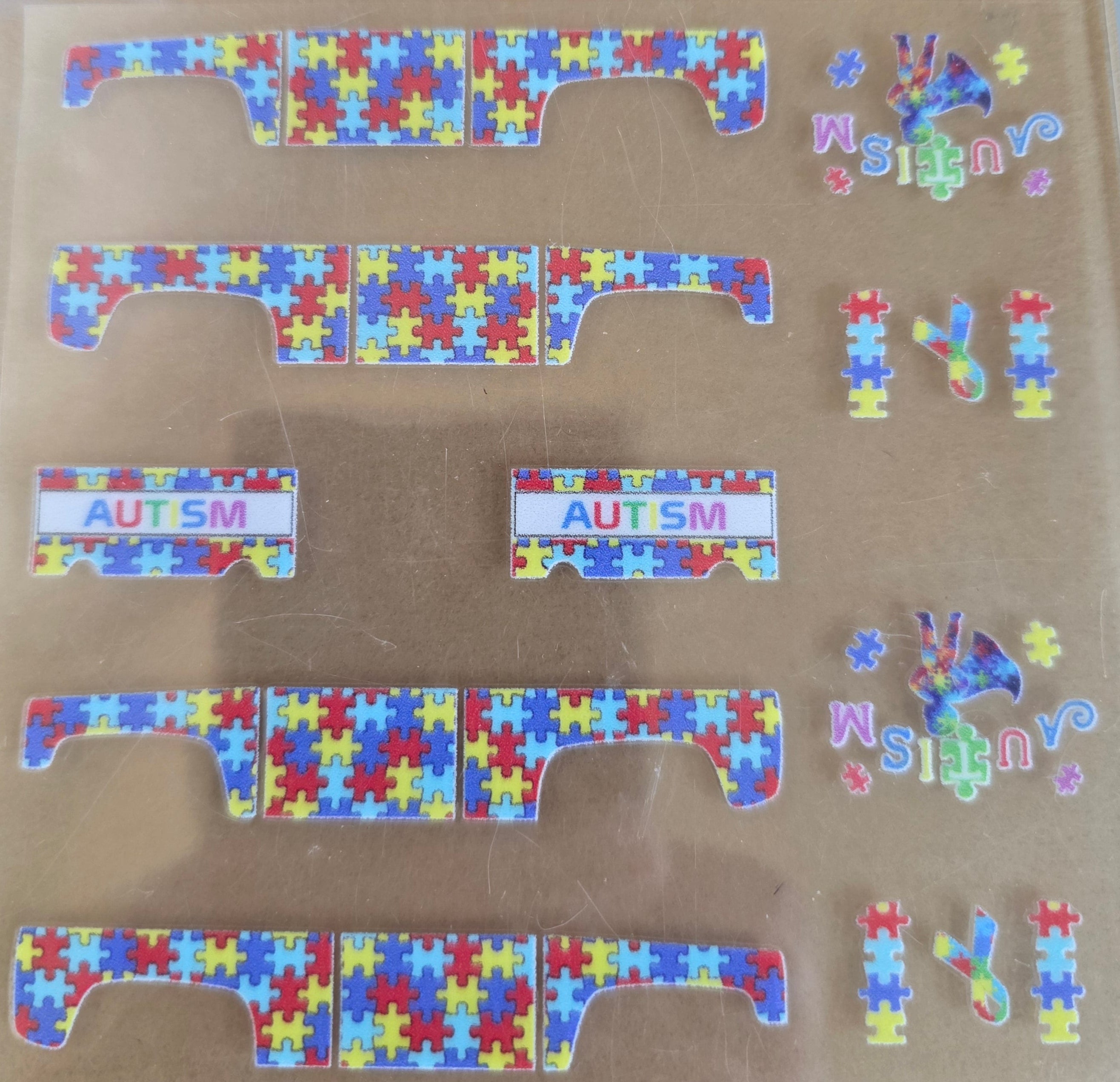Autism Awareness Silverado Livery for 1:64 scale diecast cars and trucks