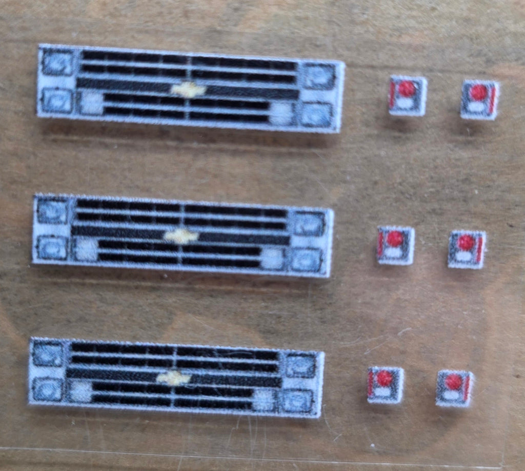 83 Silverado Front Grill and Tail lights v.1