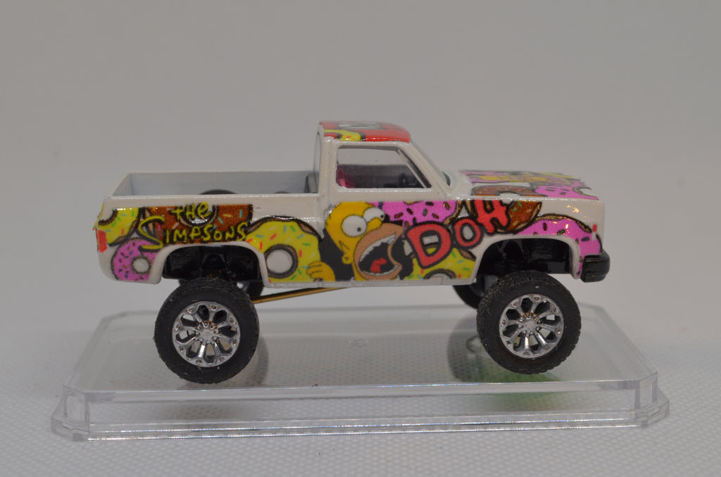 Custom 83 Silverado Homer Simpson Livery Lifted Mainline
