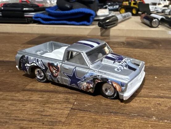 Cowboys 83 Silverado Livery for 1:64 scale diecast cars and trucks